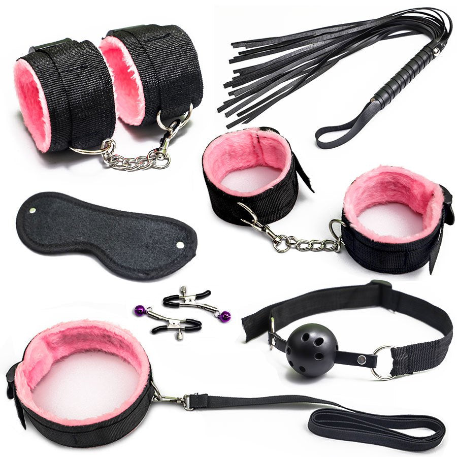 Set de 7 Piezas Bondage – Para Juegos de Dominación y Placer Sin Límites 🔥