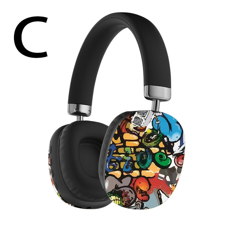 Audífonos Inalámbricos Estilo Graffiti – ¡Potencia, Estilo y Libertad para Disfrutar tu Música! 🎧🎨