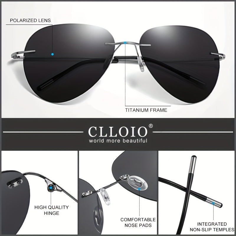 Gafas de Conducción 3188HP de Titanio Ultraligero – Polarizadas y Antirreflejo