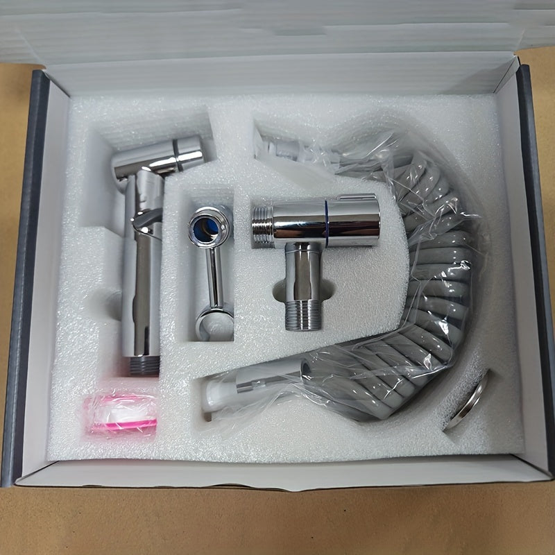 Set de Bidet Rociador de Acero Inoxidable - Doble Función, Montaje en Pared y Presión Ajustable 🚿✨