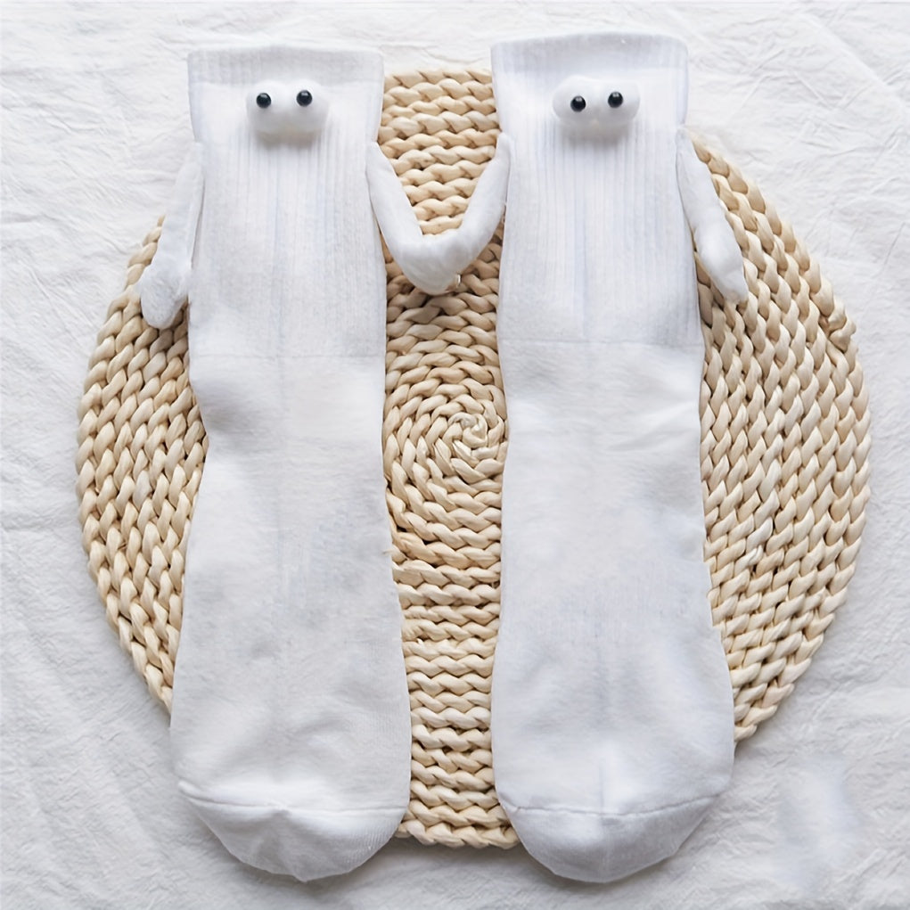 Calcetines "Mano con Mano" para Mujeres - Diseñados para Parejas Magnéticas 🧦💞