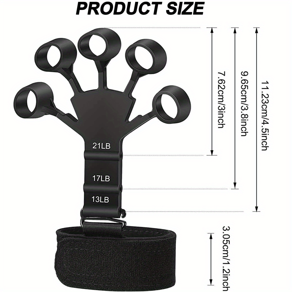1 pieza/2 piezas tensor de dedos y muñecas, fortalecedor de silicona para 5 dedos y muñecas, para entrenamiento de fuerza y flexibilidad de los dedos, ejercicio de estiramiento.