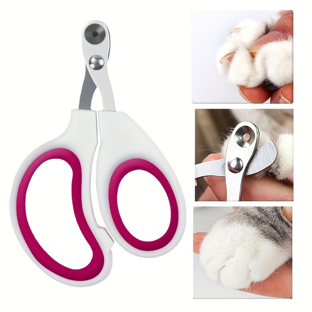 Cortauñas Profesional de Acero Inoxidable para Gatos y Perros Pequeños 🐾✨