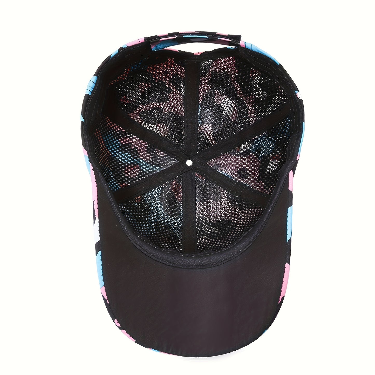 Gorra de Béisbol Ajustable con Estilo Graffiti y Cuadros – Diseño Moderno en Rojo y Negro, Protección Solar y Confort Diario