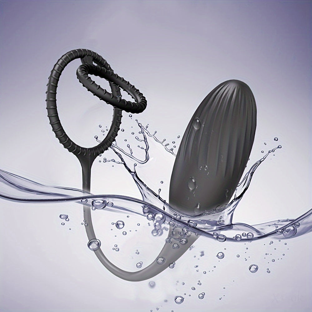 Masajeador de Próstata con Doble Anillo – Placer Intenso para Él, Ella y Ambos 🔥