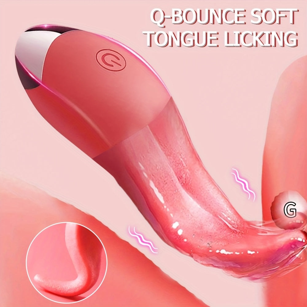 Vibrador Estimulador de Lengua Recargable – 10 Modos de Placer Intenso 🔥