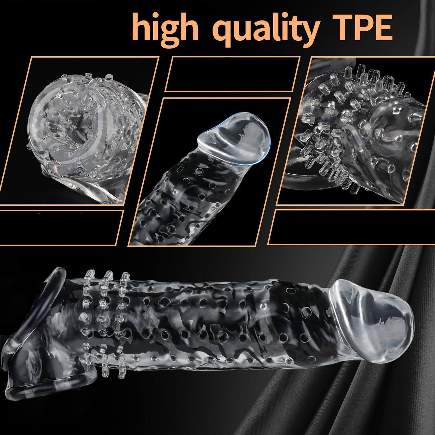 Anillo Engrosador Reutilizable – Más Placer, Más Resistencia 🔥