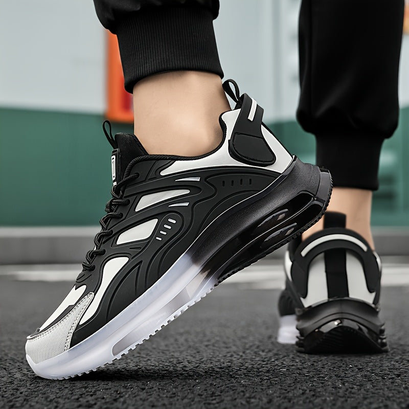 Zapatillas de Moda en Blanco y Negro para Hombre - Estilo Casual y Versátil 👟✨