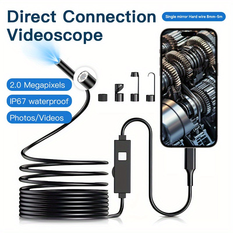 Cámara Endoscópica INSKAM – Inspección Precisa para Automóviles, Tuberías y Más 🔍