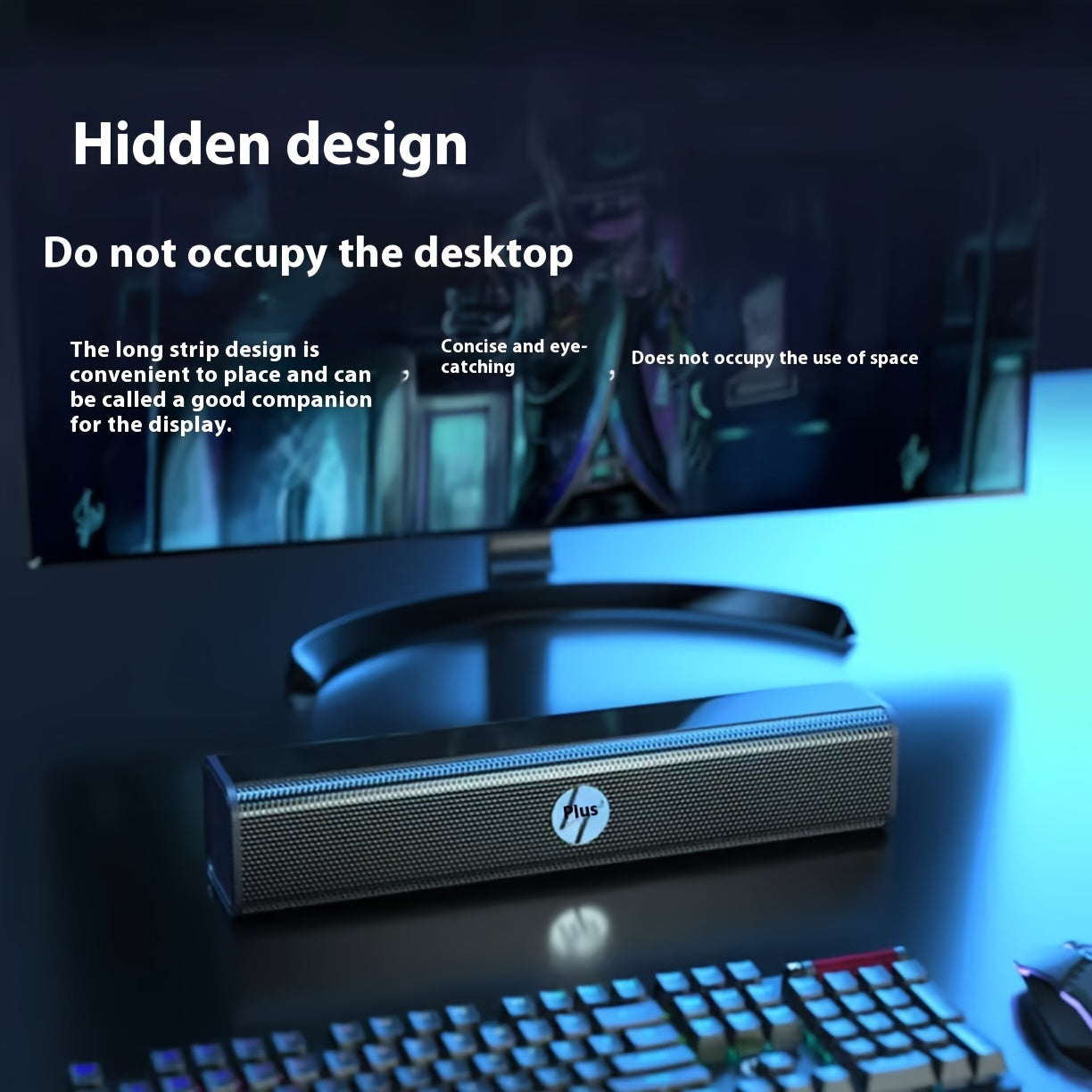 🎵 Barra de Sonido Estéreo HP WS10 – Potente, Compacta y USB