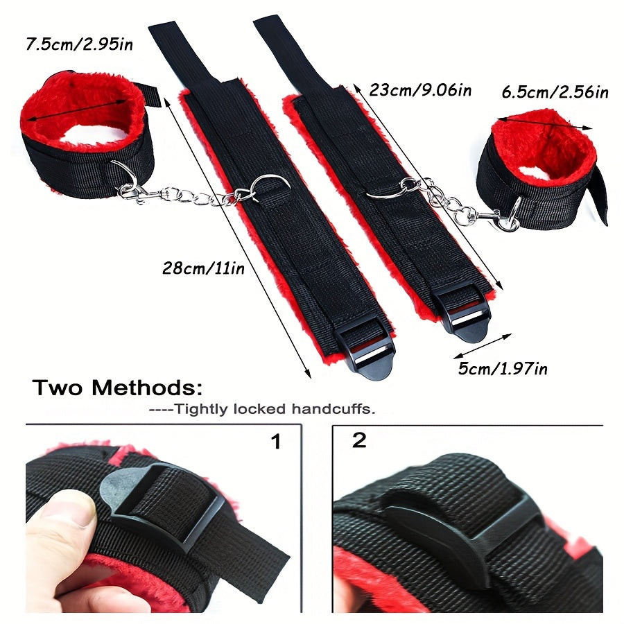 Set de 7 Piezas Bondage – Para Juegos de Dominación y Placer Sin Límites 🔥