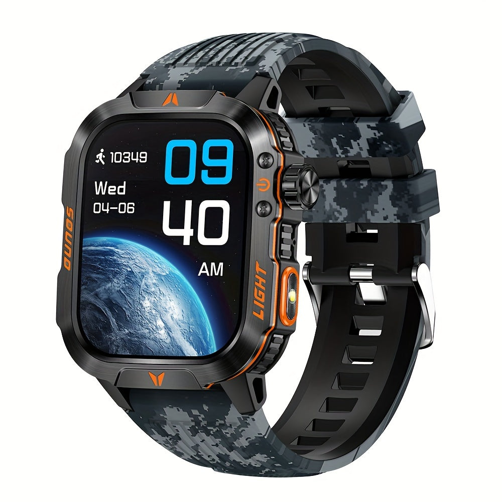 Reloj Inteligente Táctico QTLJJBY - Tecnología de Precisión y Diseño Robusto ⌚🌟
