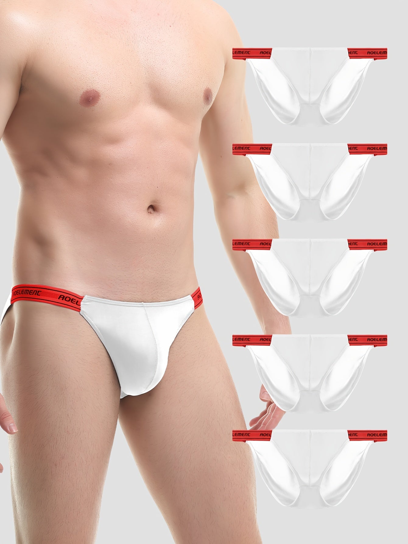 Pack de 5 Bóxers de Nylon Transpirable para Hombre – Ajuste Cómodo y Diseño Deportivo 🔥