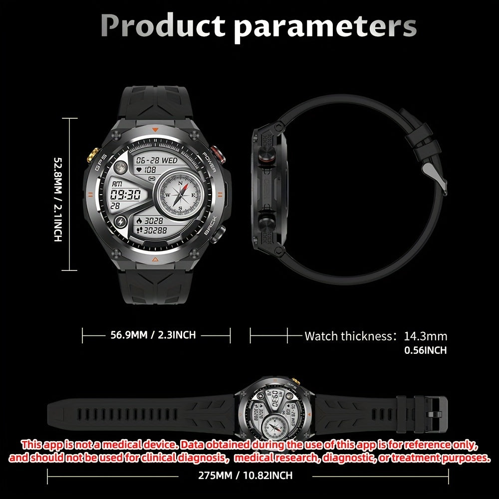 Reloj Inteligente GPS SENBONO para Hombres - Diseño Moderno y Funcionalidad Avanzada ⌚✨