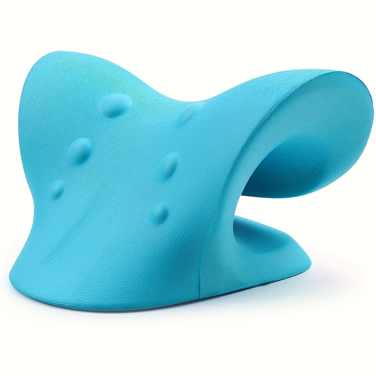 Almohada Ortopédica para Relajación Cervical – Diseño en C para Tracción y Descanso del Cuello 💆♂️✨