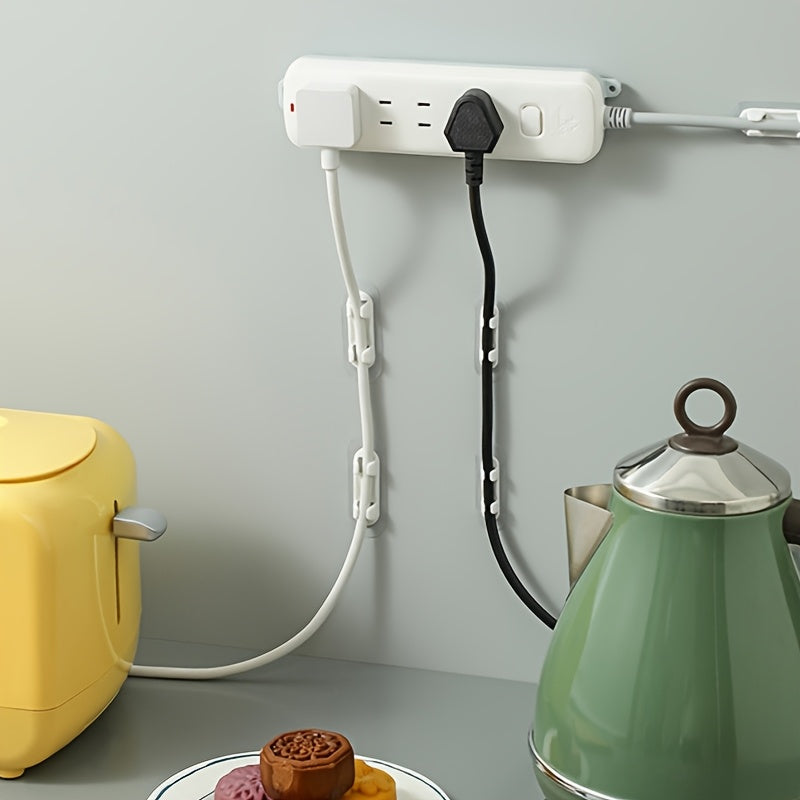 ✨ Set de Clips Adhesivos para Organización de Cables - 10/20 Piezas ✨