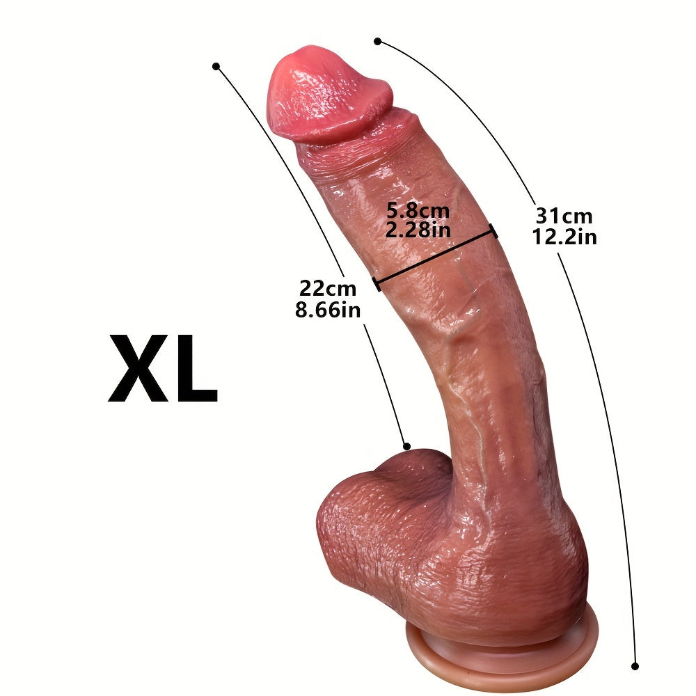 Dildo Realista de Silicona – Diferentes Tamaños para un Placer a tu Medida 🔥