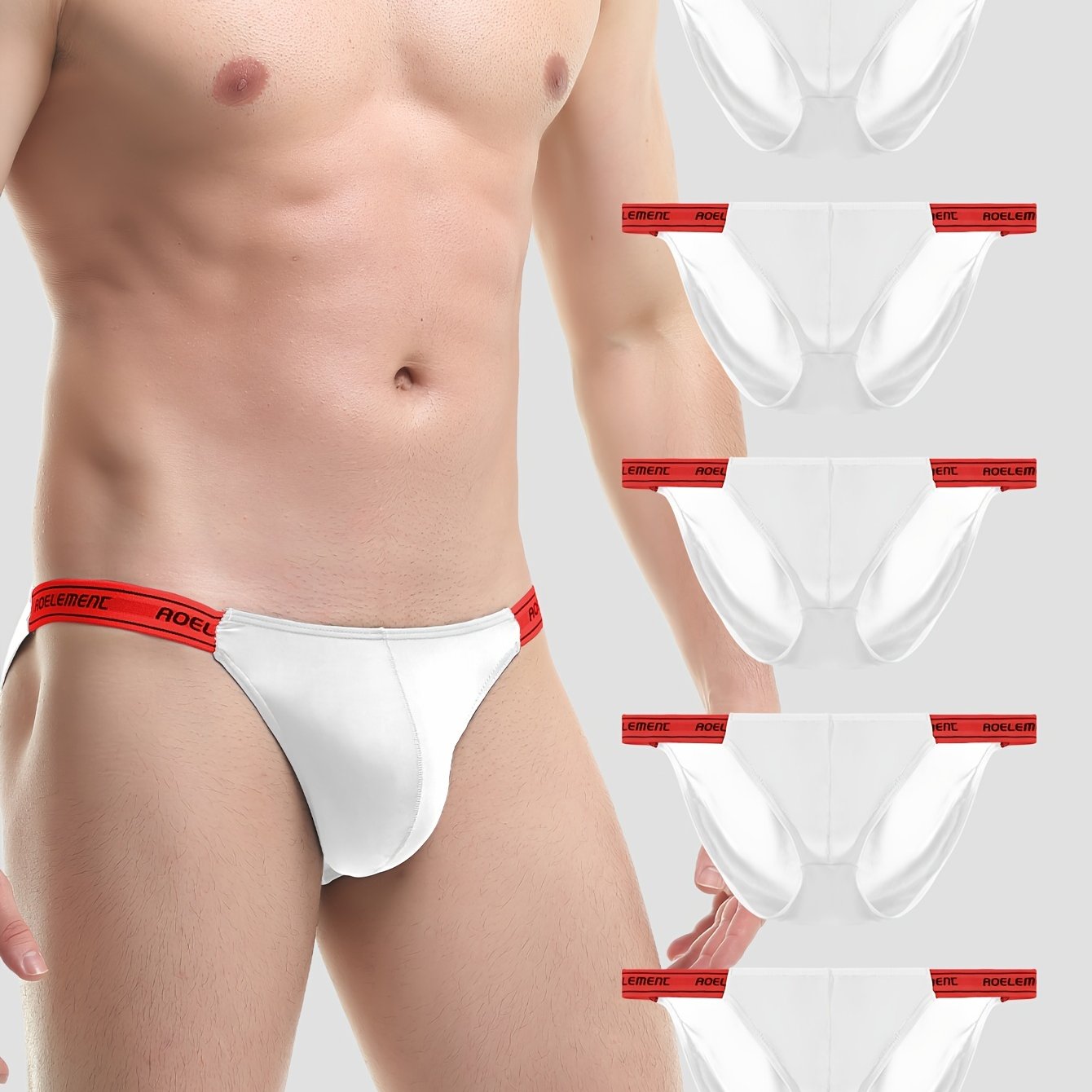 Pack de 5 Bóxers de Nylon Transpirable para Hombre – Ajuste Cómodo y Diseño Deportivo 🔥
