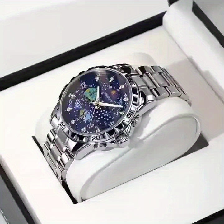 Reloj de Cuarzo Luminiscente para Hombre BINBOND - Estilo Casual y de Negocios ⌚✨