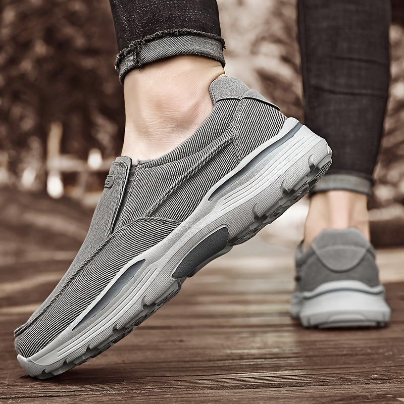 Zapatillas de Lona para Hombre de Gran Tamaño - Cómodas, Transpirables y Antideslizantes con Suela EVA