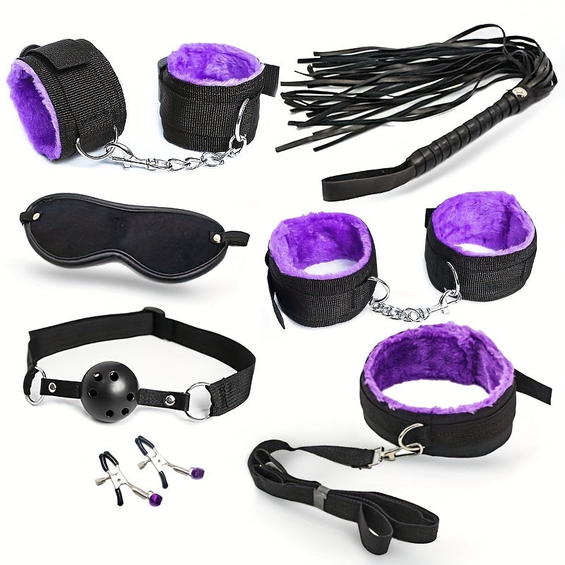 Set de 7 Piezas Bondage – Para Juegos de Dominación y Placer Sin Límites 🔥