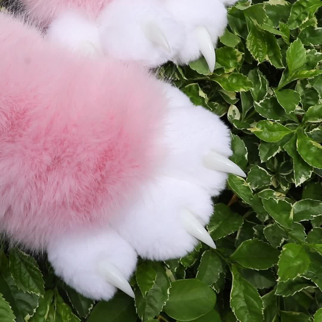 Guantes de Pata Peluda para Cosplay - Estilo Divertido y Moderno🐾✨