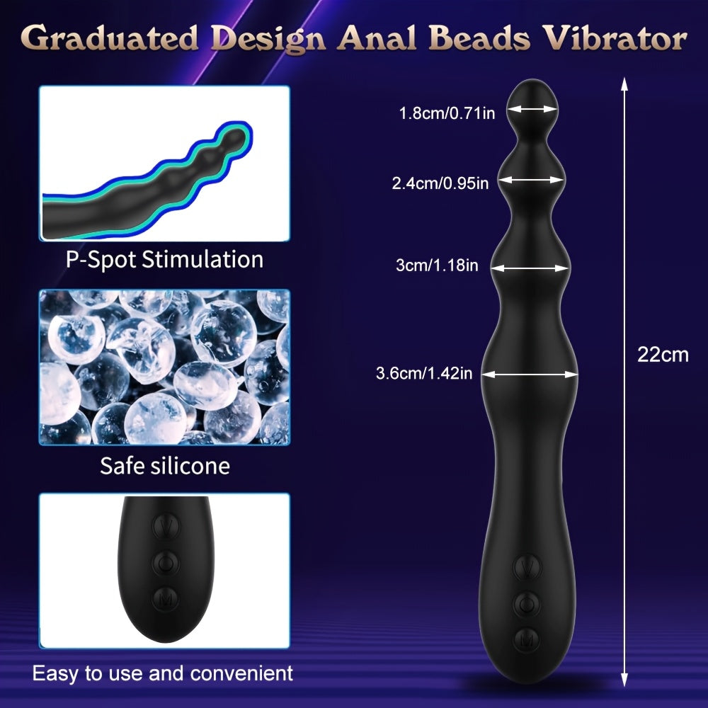 Sandfox Beads Vibradoras – Placer Intenso con 10 Modos de Vibración 🔥