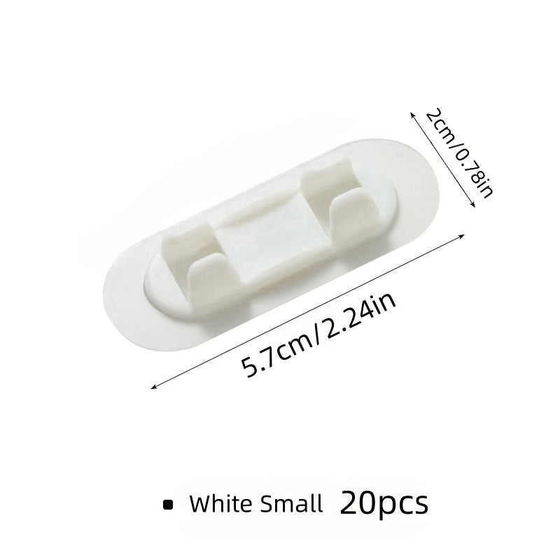 ✨ Set de Clips Adhesivos para Organización de Cables - 10/20 Piezas ✨