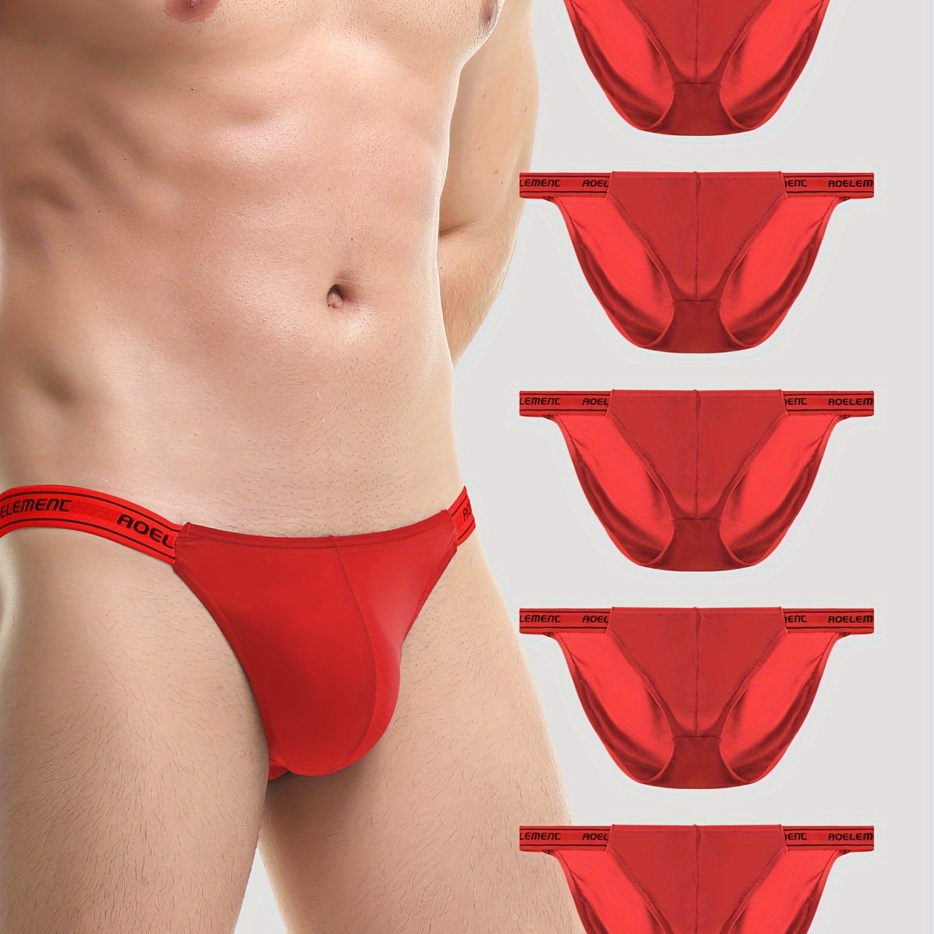 Pack de 5 Bóxers de Nylon Transpirable para Hombre – Ajuste Cómodo y Diseño Deportivo 🔥