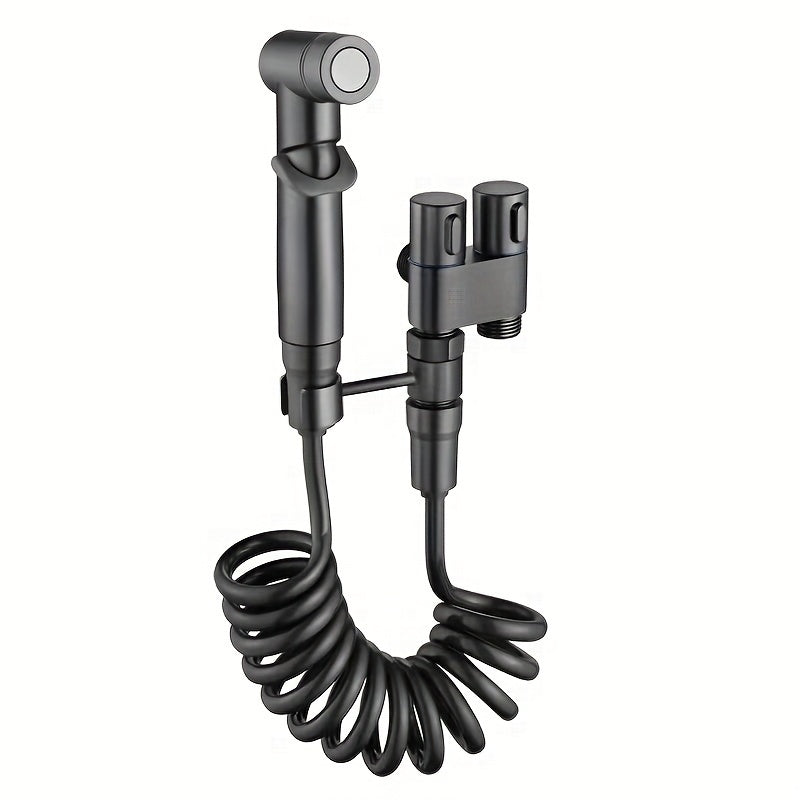 Set de Bidet Rociador de Acero Inoxidable - Doble Función, Montaje en Pared y Presión Ajustable 🚿✨
