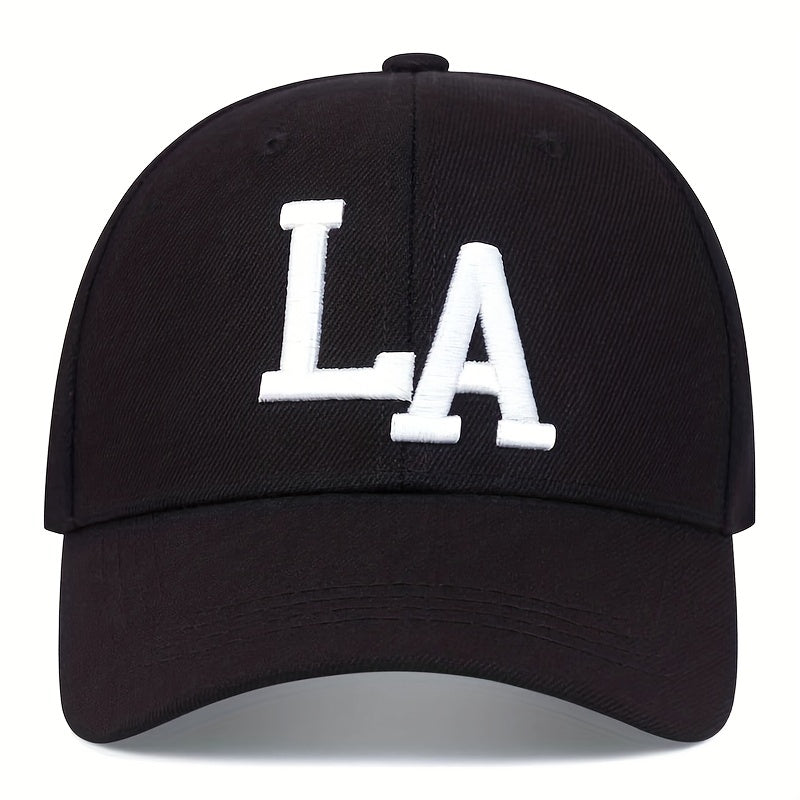 🖤 Gorra Clásica LA Bordada - Estilo Casual y Protección Solar 🖤