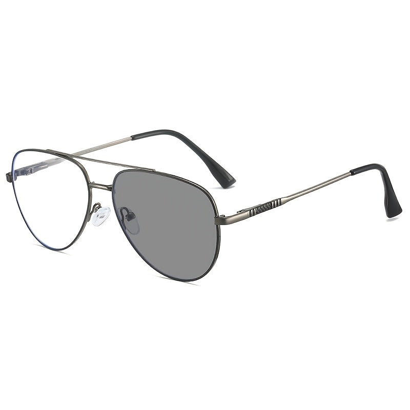 Gafas Retro de Negocios para Hombre – Diseño Elegante con Protección Antiluz Azul