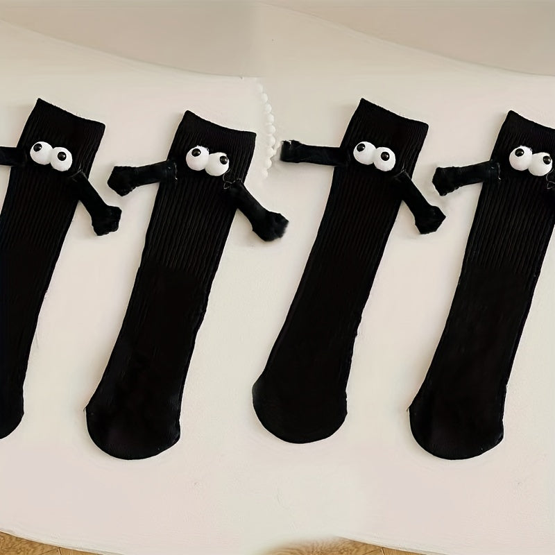 Calcetines "Mano con Mano" para Mujeres - Diseñados para Parejas Magnéticas 🧦💞