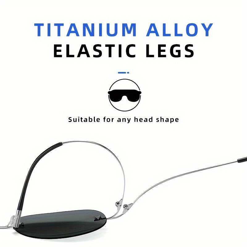 Gafas de Conducción 3188HP de Titanio Ultraligero – Polarizadas y Antirreflejo