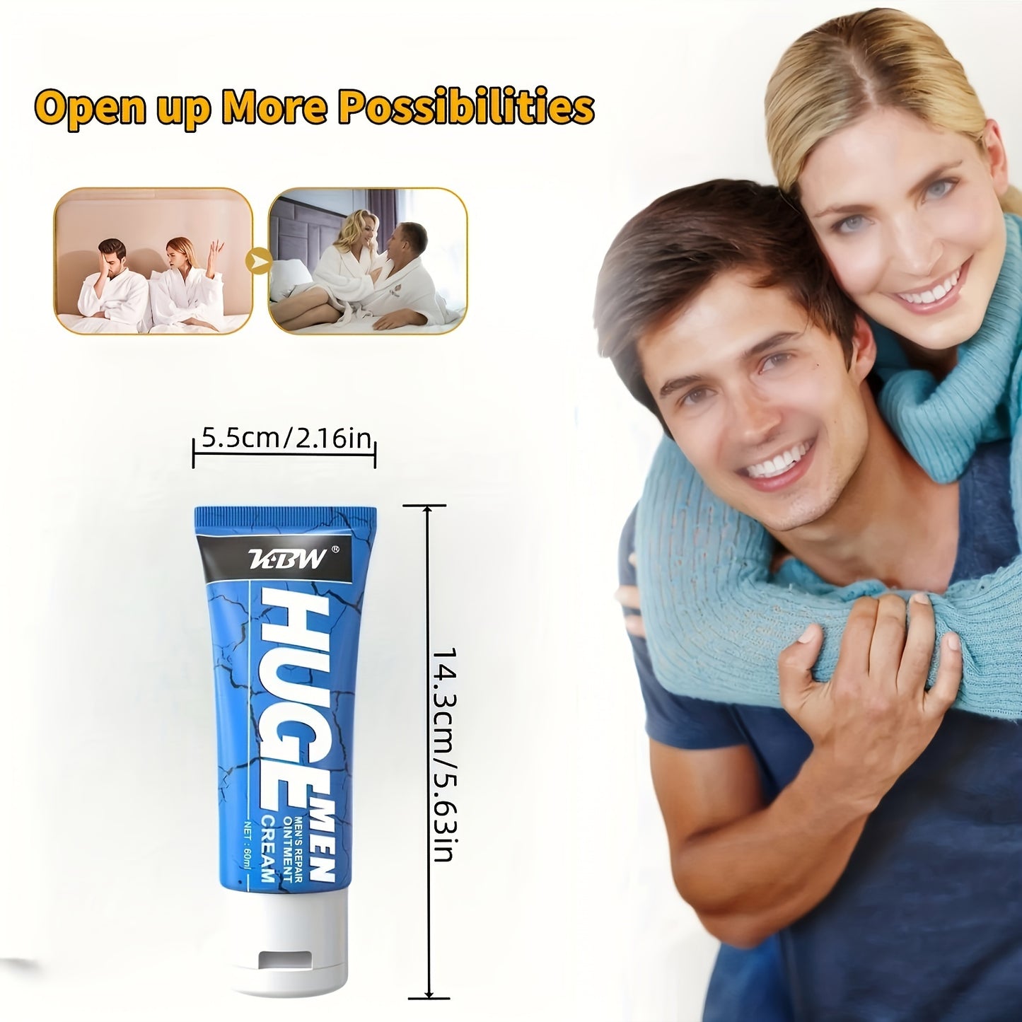 💪 Crema de Masaje para Hombre - Aumenta tu Confianza, Perfecta para Momentos Íntimos 🔥