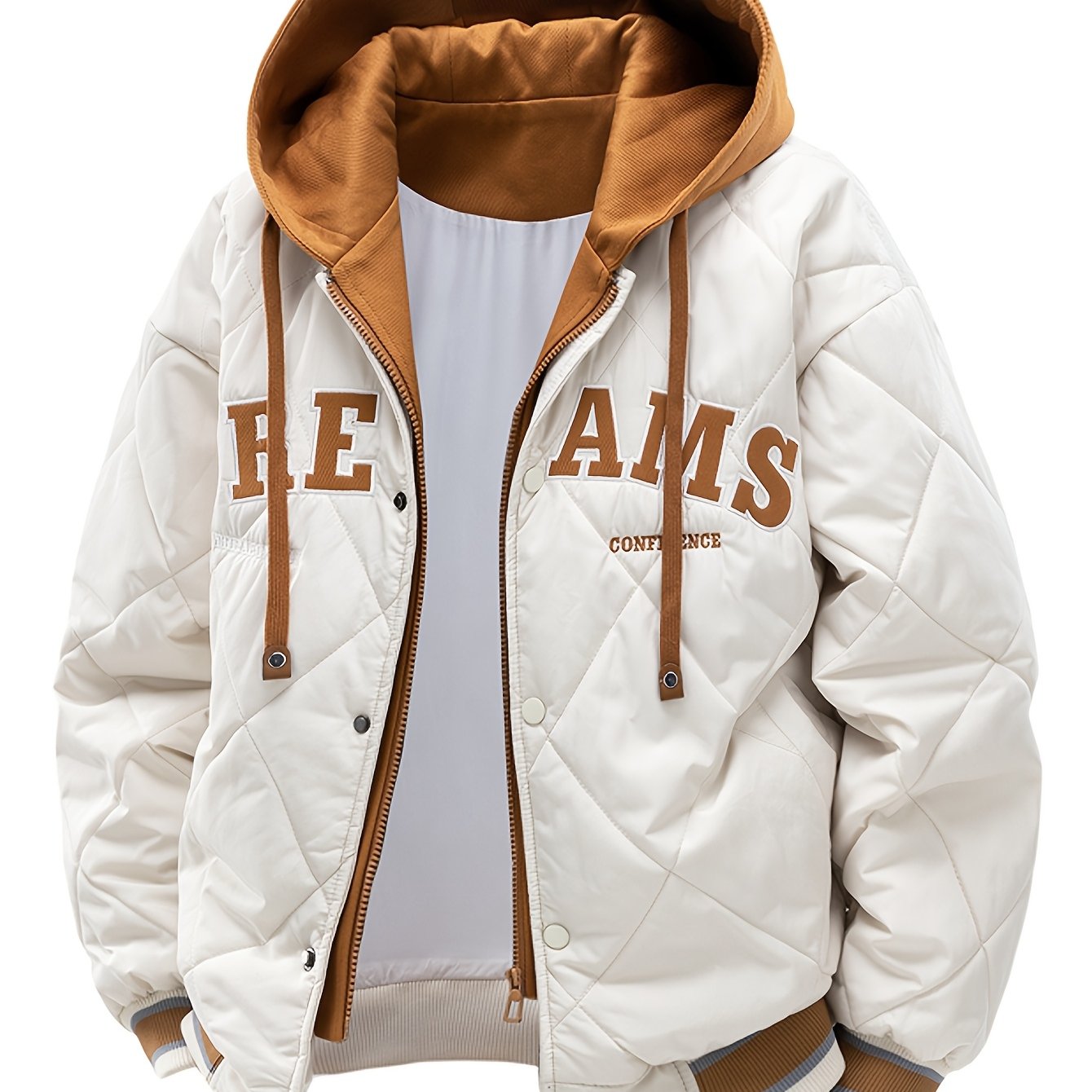 🧥 Chaqueta de Invierno SIJIDOU para Hombre – Estilo Parka con Logo Bordado