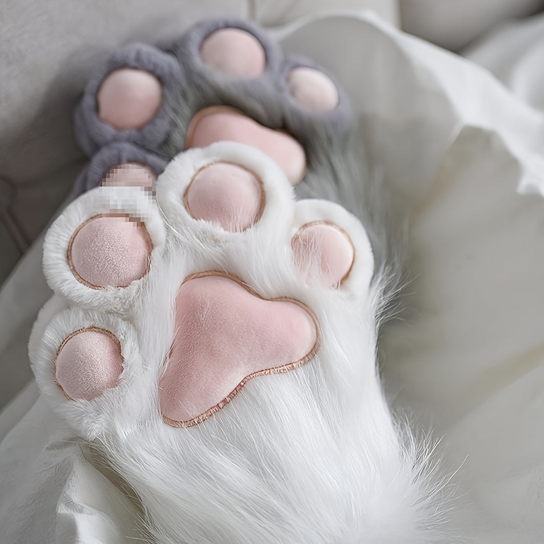 Guantes de Pata de Gato con Terciopelo Acolchado - Inspirados en Anime 🐾✨