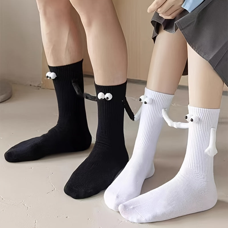 Calcetines "Mano con Mano" para Mujeres - Diseñados para Parejas Magnéticas 🧦💞