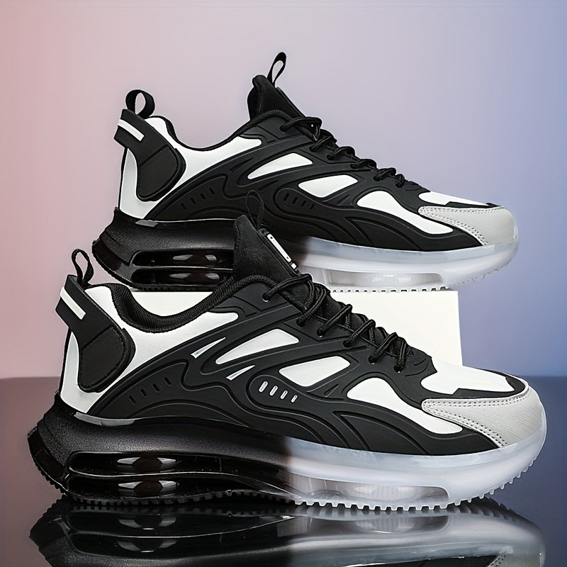 Zapatillas de Moda en Blanco y Negro para Hombre - Estilo Casual y Versátil 👟✨