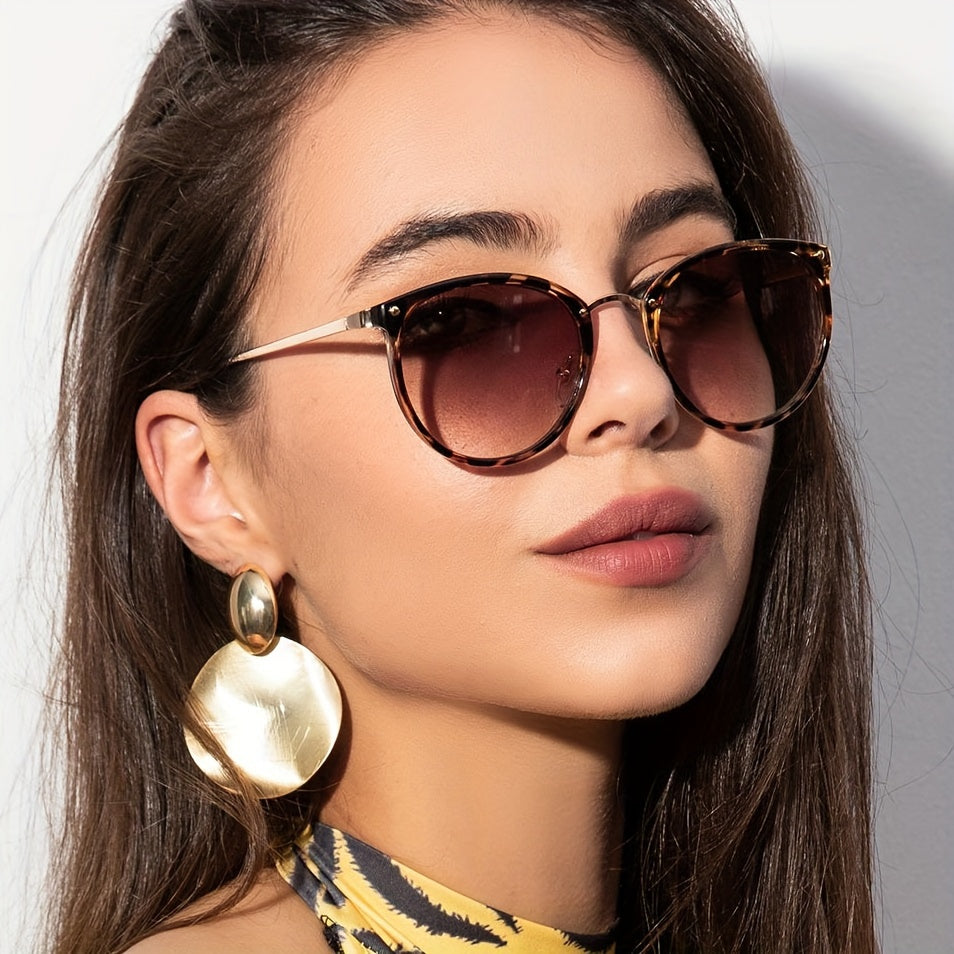 Gafas Retro Clásicas para Mujer – Diseño Ovalado con Estilo Vintage y Elegante
