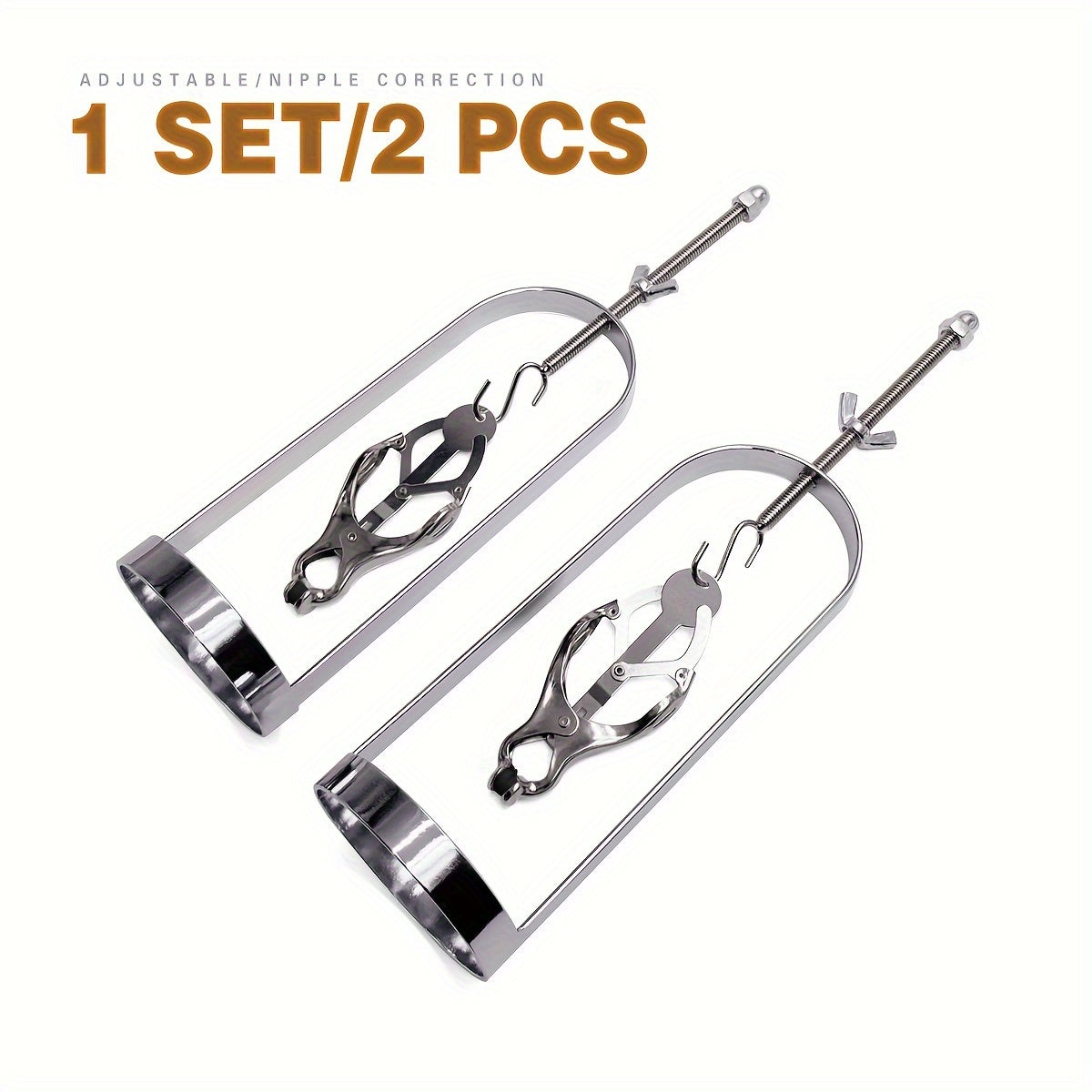 Pinzas Ajustables para Pezones – Placer, Estimulación y Dominación 🔥