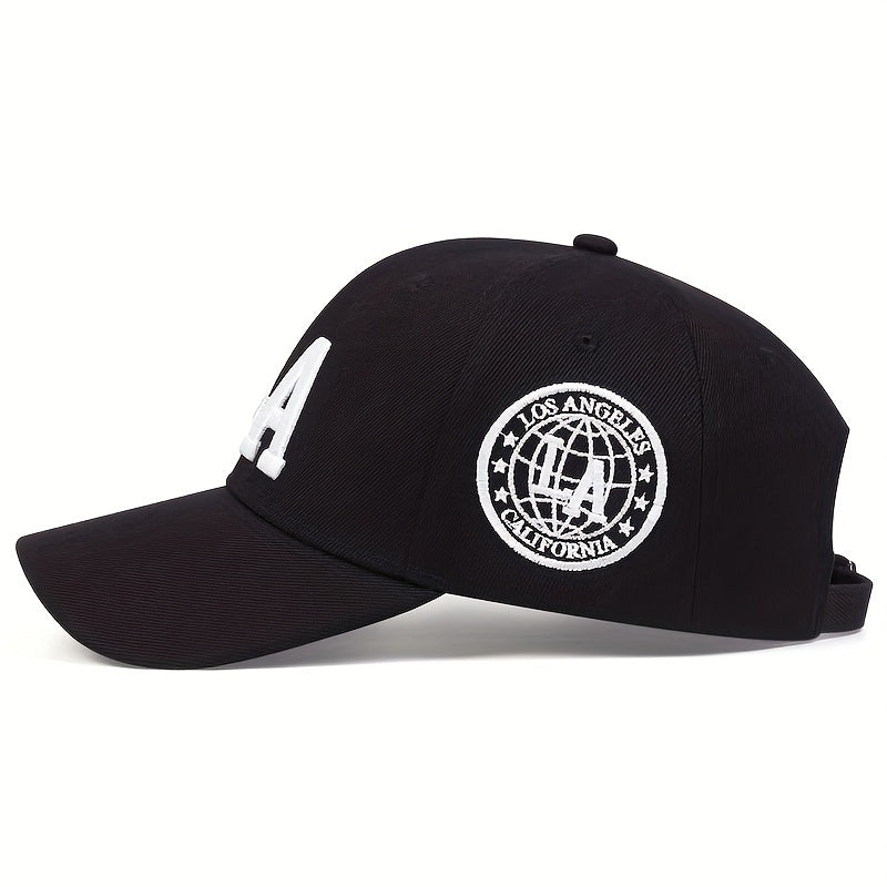 🖤 Gorra Clásica LA Bordada - Estilo Casual y Protección Solar 🖤