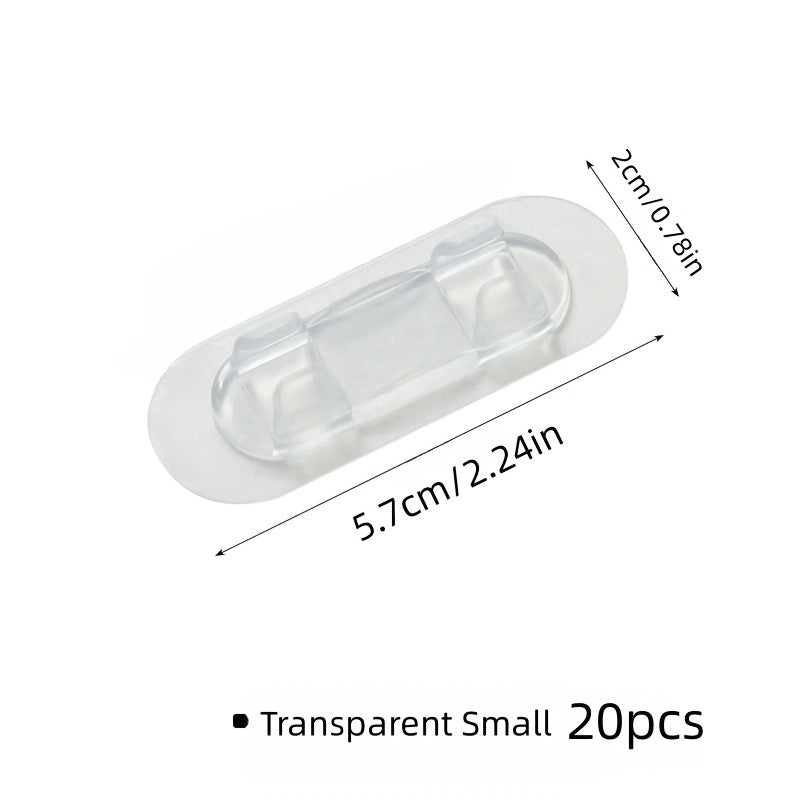 ✨ Set de Clips Adhesivos para Organización de Cables - 10/20 Piezas ✨