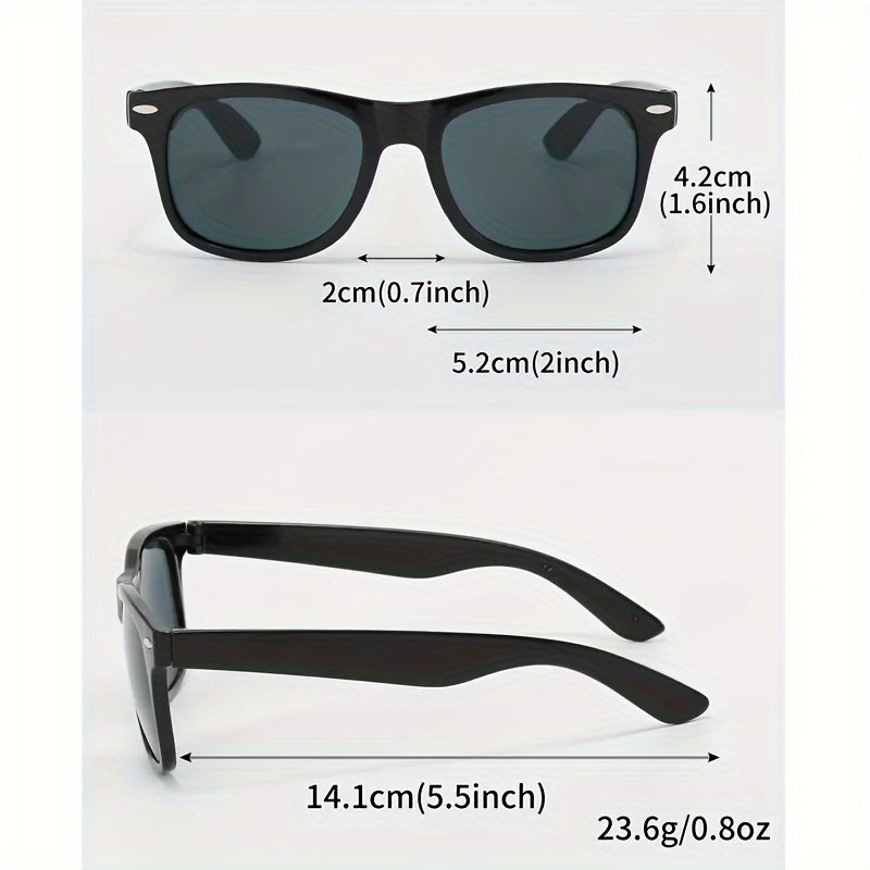 vSet de 4 Gafas Clásicas para Hombre – Diseño Ovalado Irregular, Estilo Urbano y Ejecutivo