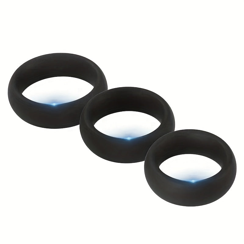 Pack de 3 Anillos de Silicona para Hombres – Mejora tu Resistencia y Placer 🔥