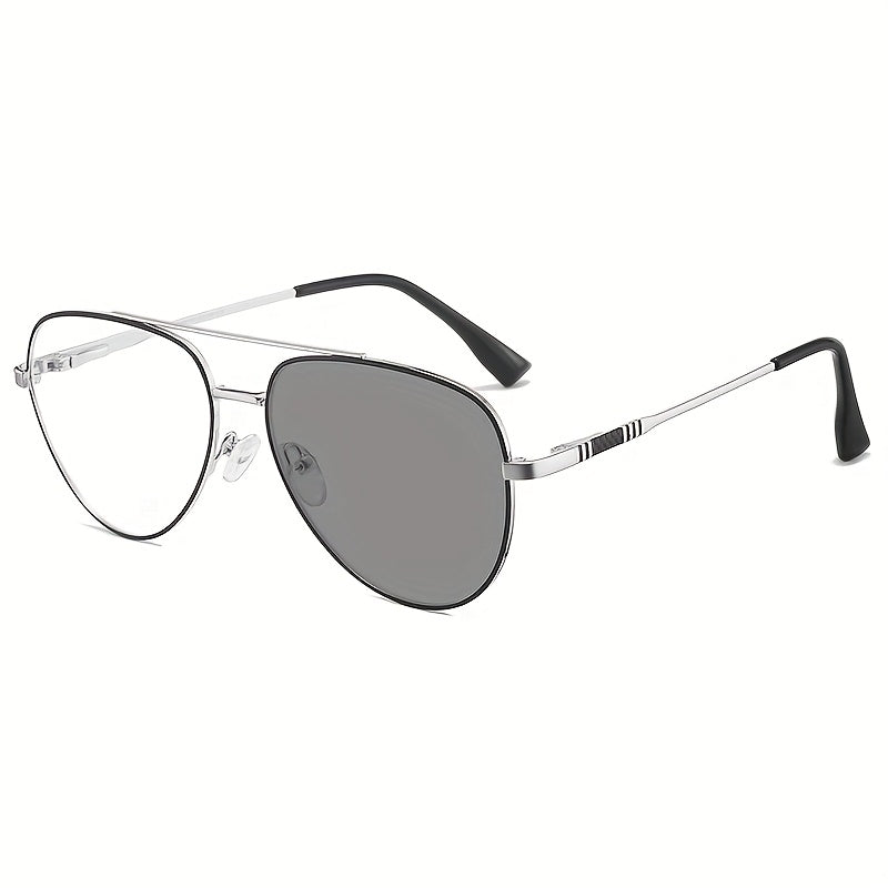 Gafas Retro de Negocios para Hombre – Diseño Elegante con Protección Antiluz Azul