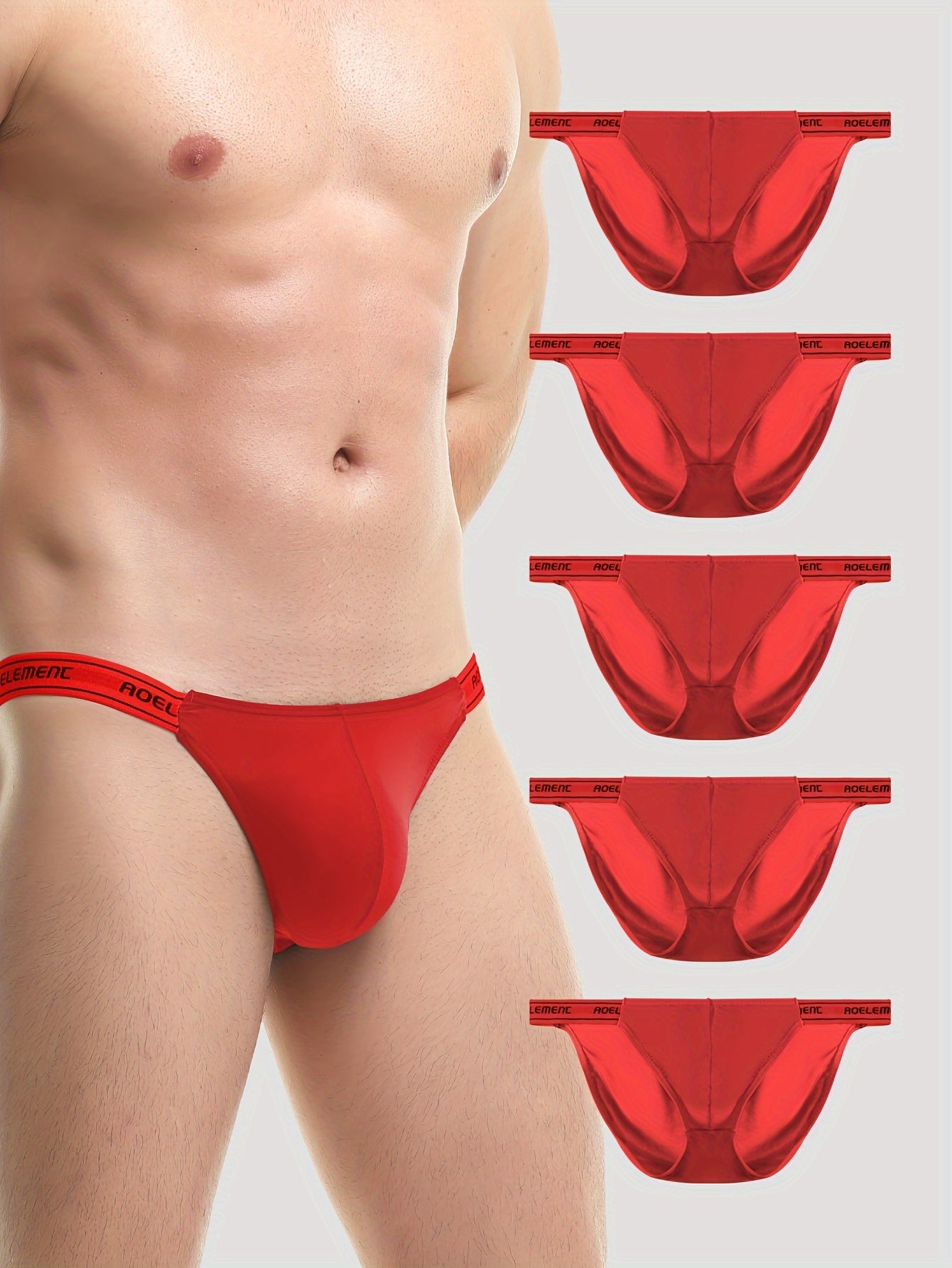 Pack de 5 Bóxers de Nylon Transpirable para Hombre – Ajuste Cómodo y Diseño Deportivo 🔥