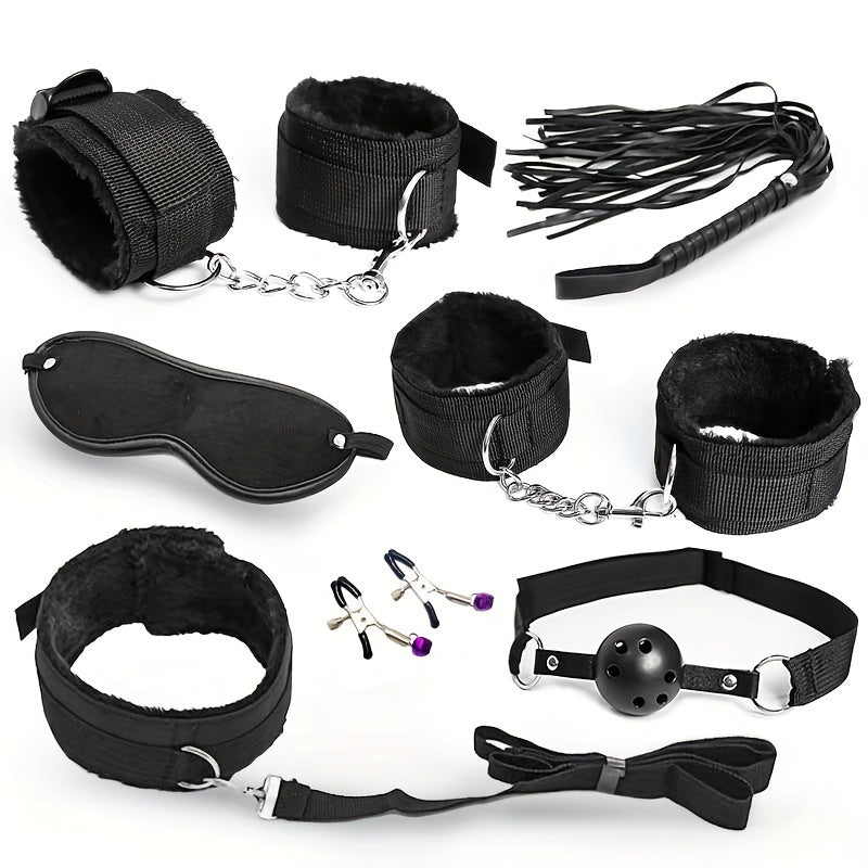 Set de 7 Piezas Bondage – Para Juegos de Dominación y Placer Sin Límites 🔥