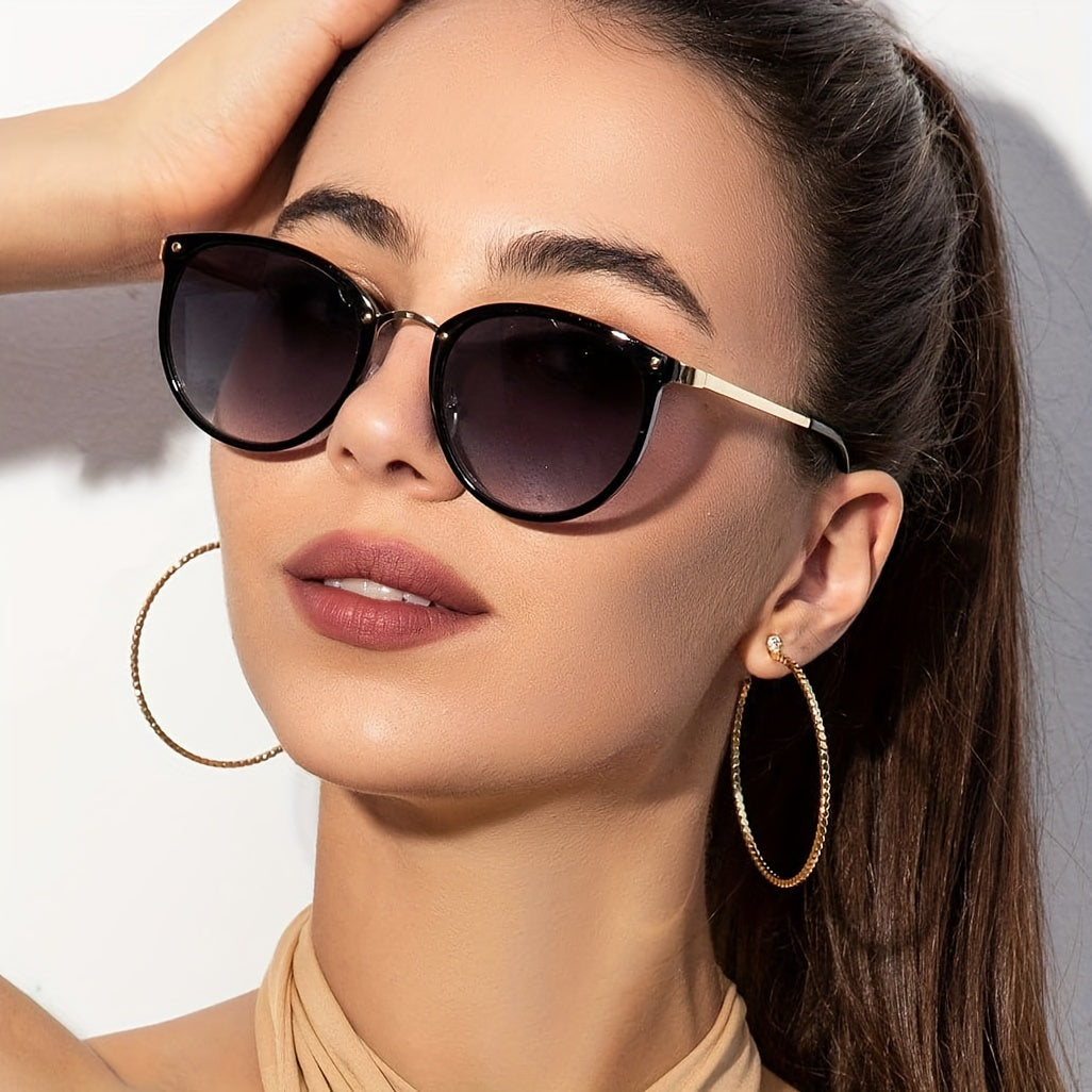 Gafas Retro Clásicas para Mujer – Diseño Ovalado con Estilo Vintage y Elegante