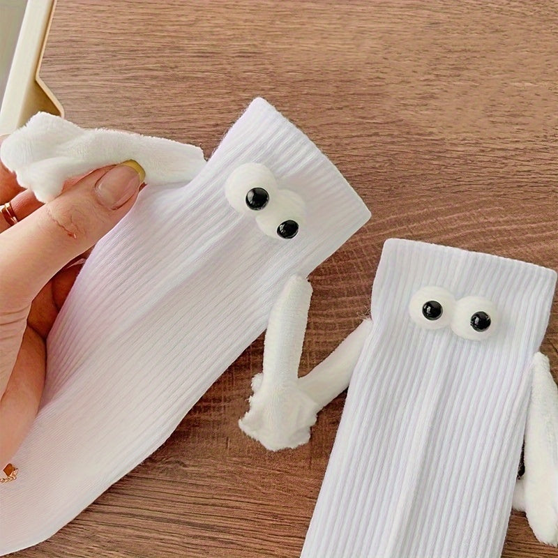 Calcetines "Mano con Mano" para Mujeres - Diseñados para Parejas Magnéticas 🧦💞